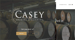 Desktop Screenshot of caseybrewing.com